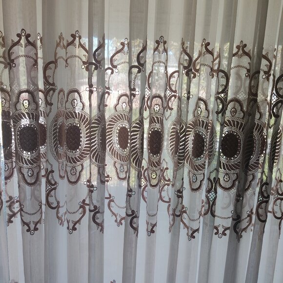 Embroidered Sheers - Picture 1 of 7
